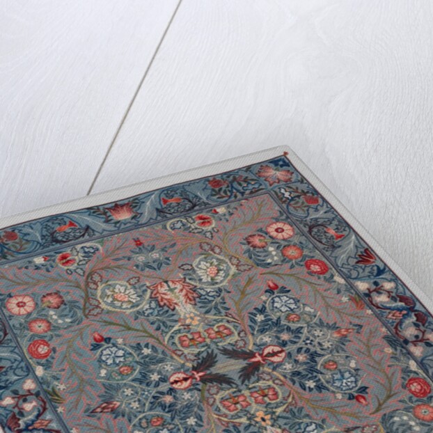 Wall hanging of acanthus leaves by William Morris