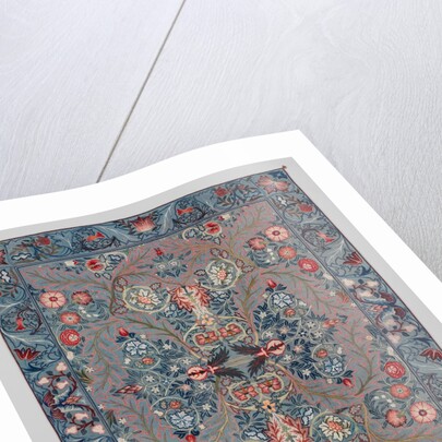 Wall hanging of acanthus leaves by William Morris