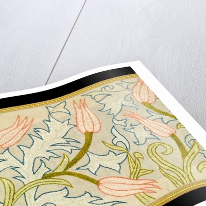 Tulip and acanthus runner by Elsie Couper