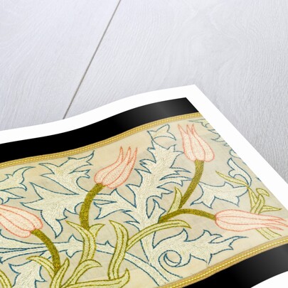 Tulip and acanthus runner by Elsie Couper