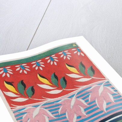 Design for wallpaper by Heussner & Co