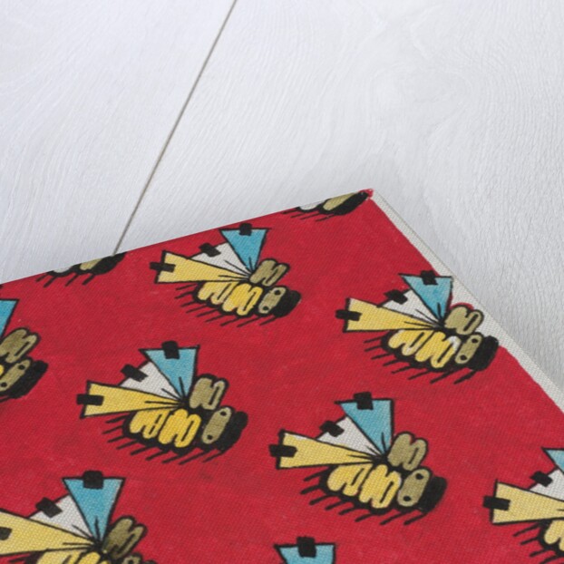 Design for wallpaper by Heussner & Co