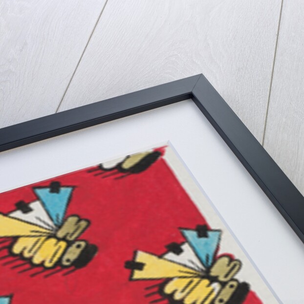 Design for wallpaper by Heussner & Co