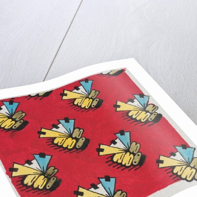 Design for wallpaper by Heussner & Co
