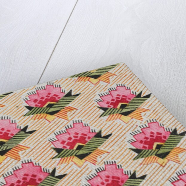 Design for wallpaper by Heussner & Co