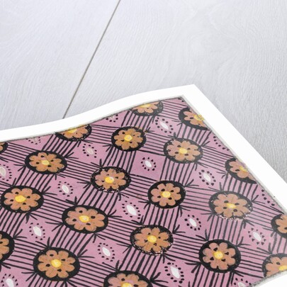 Design for wallpaper by Heussner & Co