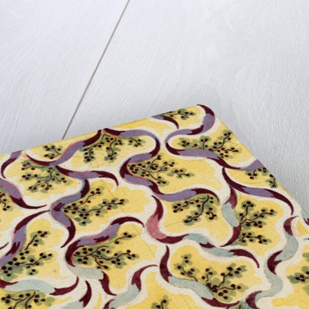 Design for a wallpaper pattern by Heussner & Co.