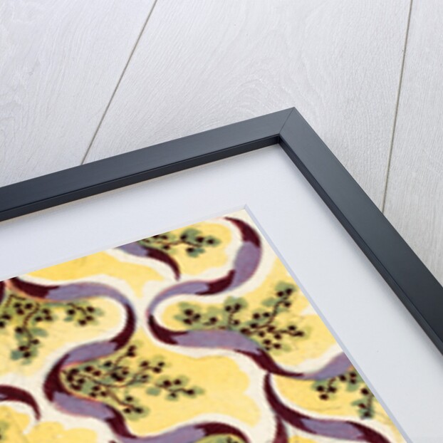Design for a wallpaper pattern by Heussner & Co.