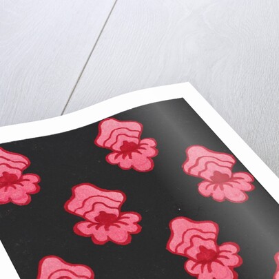 Design for wallpaper by Heussner & Co