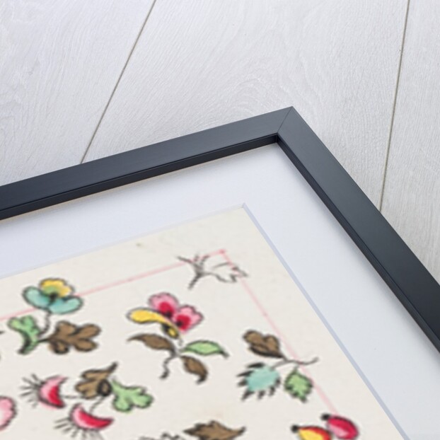 Design for wallpaper by Heussner & Co