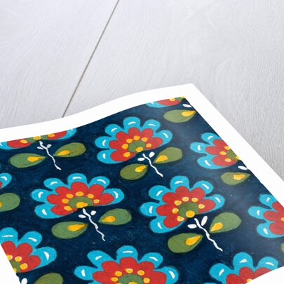 Design for a wallpaper pattern by Heussner & Co.