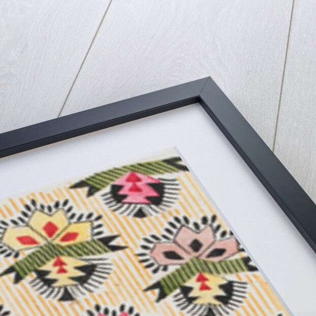 Design for wallpaper by Heussner & Co