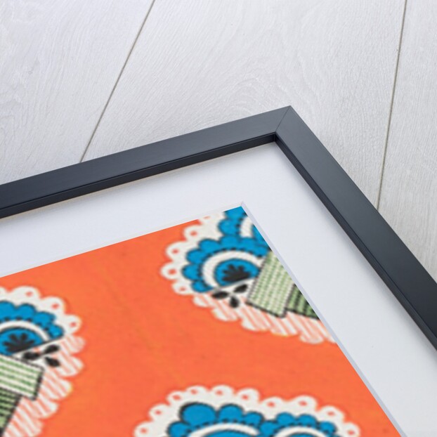 Design for wallpaper by Heussner & Co