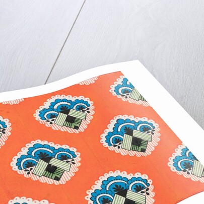 Design for wallpaper by Heussner & Co