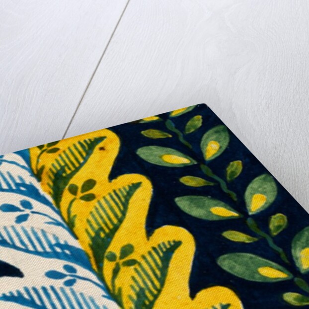 Design for a wallpaper pattern by Heussner & Co.