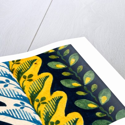 Design for a wallpaper pattern by Heussner & Co.