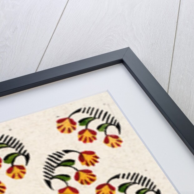 Design for a wallpaper pattern by Heussner & Co.