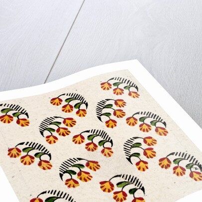 Design for a wallpaper pattern by Heussner & Co.