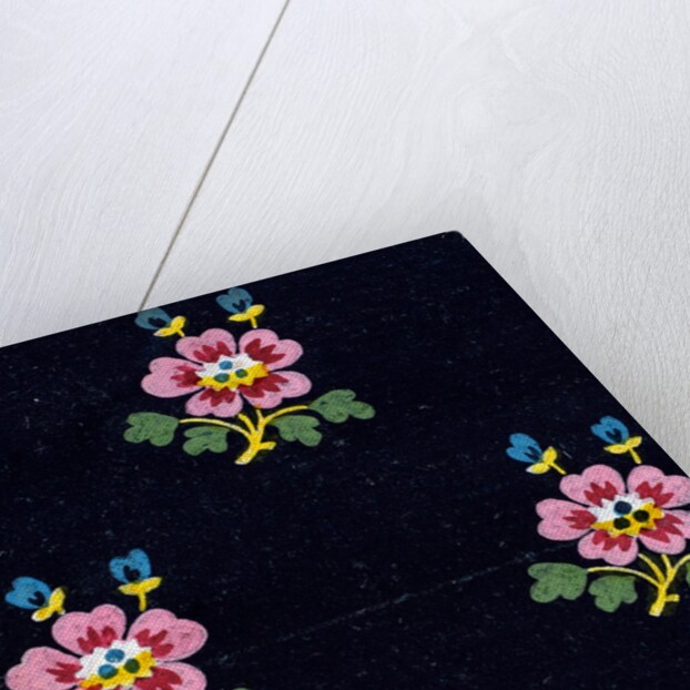 Design for a wallpaper pattern by Heussner & Co.