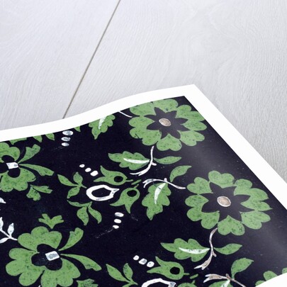 Design for a wallpaper pattern by Heussner & Co.