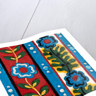 Design for a wallpaper pattern by Heussner & Co.