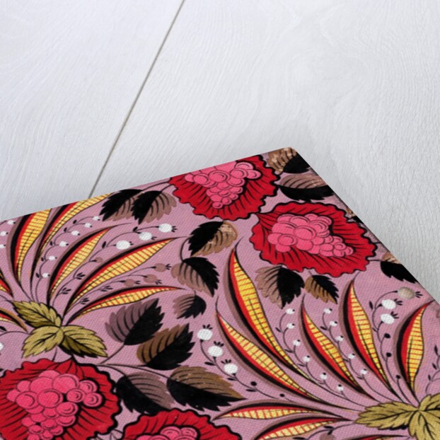 Design for a wallpaper pattern by Heussner & Co.