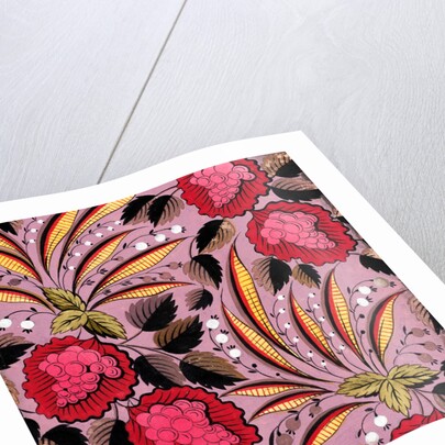 Design for a wallpaper pattern by Heussner & Co.