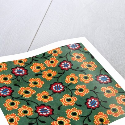 Design for a wallpaper pattern by Heussner & Co.