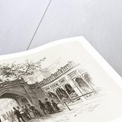 Archway, Courtyard of The Indian Palace in the Colonial and Indian Exhibitio by Unknown