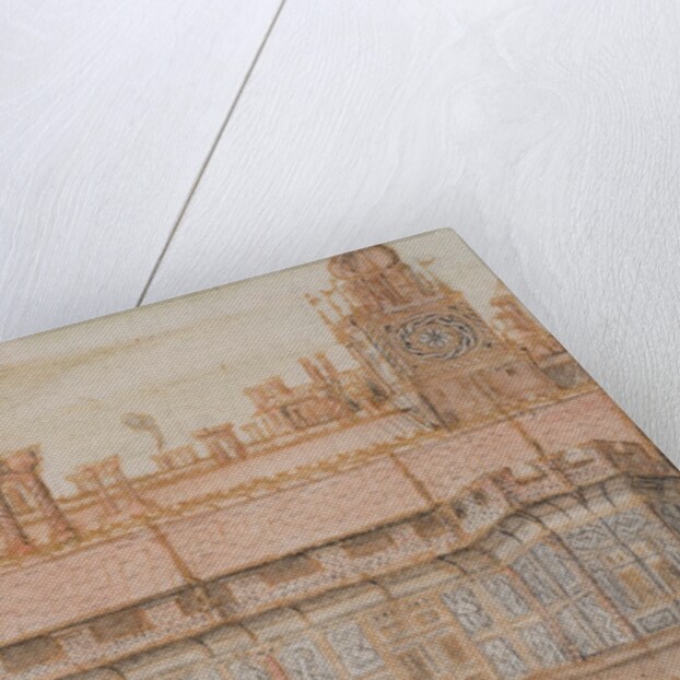Nonsuch Palace from the South, detail by Joris Hoefnagel