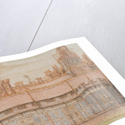 Nonsuch Palace from the South, detail by Joris Hoefnagel