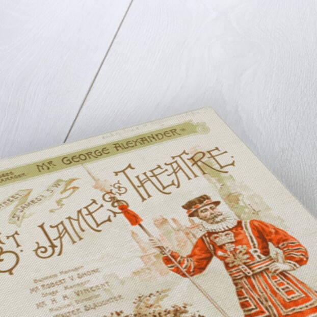 Front cover of the programme for The Importance of Being Earnest at St James's Theatre by Anonymous