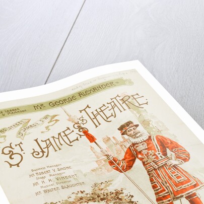 Front cover of the programme for The Importance of Being Earnest at St James's Theatre by Anonymous