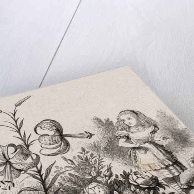 Alice and the Flowers by Dalziel Brothers