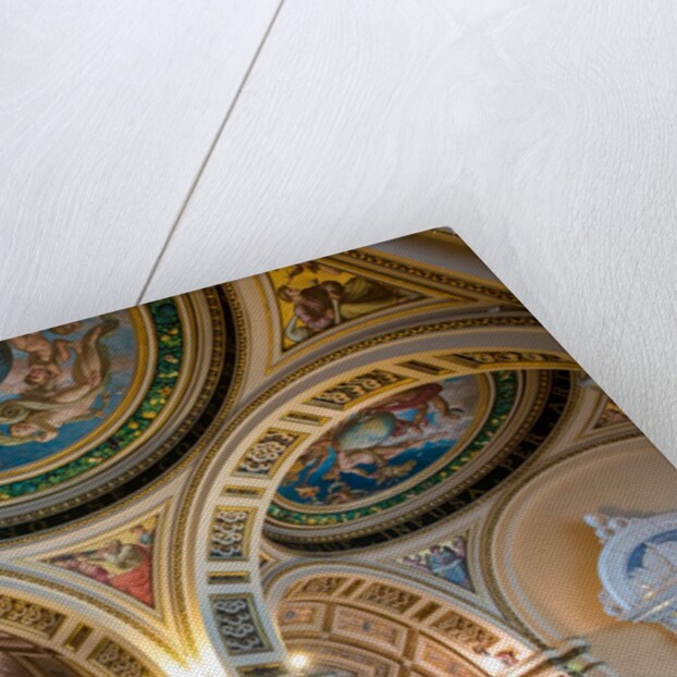 The painted ceiling and Ceramic Staircase, Victoria and Albert Museum by Anonymous