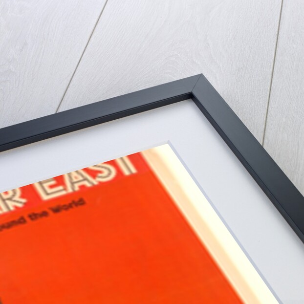 To the Far East, poster advertising the Norddeutscher Lloyd Steamship Company by Bernd Steiner