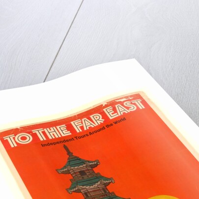 To the Far East, poster advertising the Norddeutscher Lloyd Steamship Company by Bernd Steiner