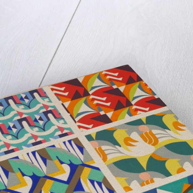 Plate from Kaleidoscope, ornements abstraits by Ad. Verneuil