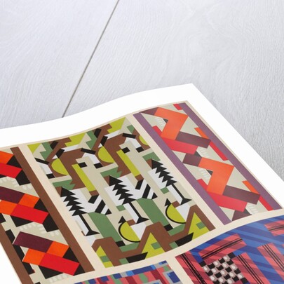 Plate from Kaleidoscope, ornements abstraits by Ad. Verneuil