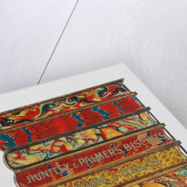 Literature biscuit tin by Boorne & Stevens Huntley