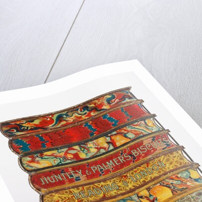 Literature biscuit tin by Boorne & Stevens Huntley