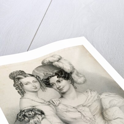 Victoria, Duchess of Kent and Queen Victoria, as princess by Richard James Lane