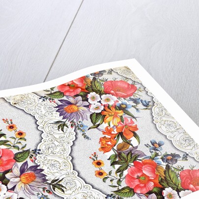Furnishing fabric of roller-printed cotton by Anonymous