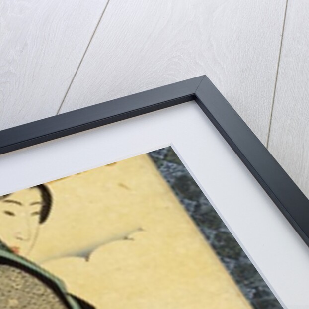 Woman adjusting her obi by Utagawa Kunisada I