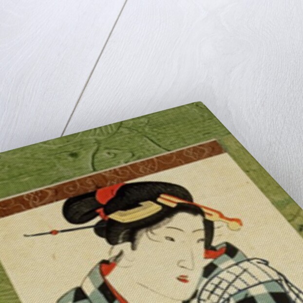 Woodblock print by Keisai Eisen