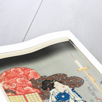 Fashionable Brocade Patterns of the Imperial Palace by Utagawa Kunisada I