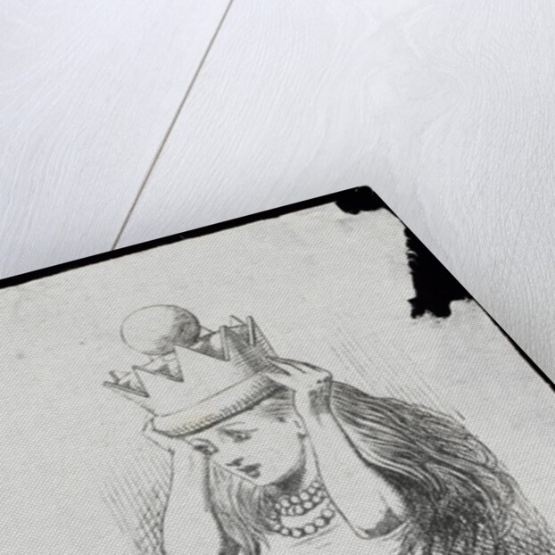 Alice with the crown by Dalziel Brothers