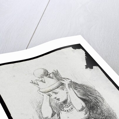 Alice with the crown by Dalziel Brothers