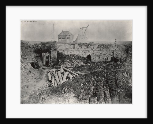 Base of the Malakoff Tower during the Crimean War by James Robertson