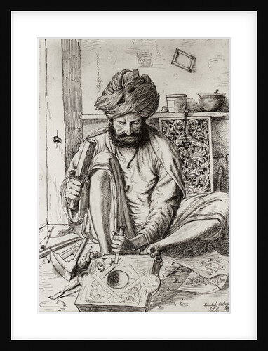 A Wood Carver by John Lockwood Kipling